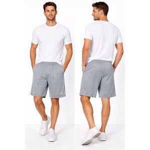 Adidas Barricade Climate Shorts Men Sz M Gray Athleisure Performance Sportwear